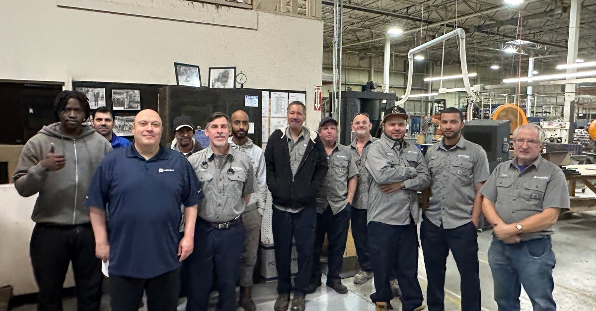 Dedicated Fabreeka manufacturing team, working around the clock to make your high-tech solutions.