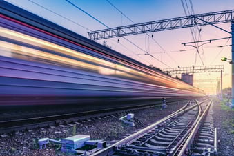 Fast Train on Tracks