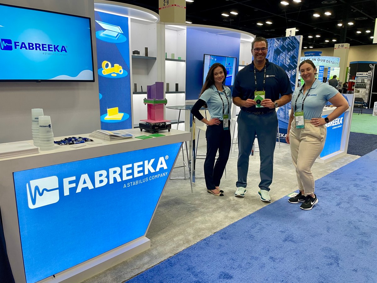 The Fabreeka Team at a Trade show