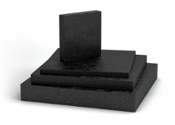 black random oriented fiber pad