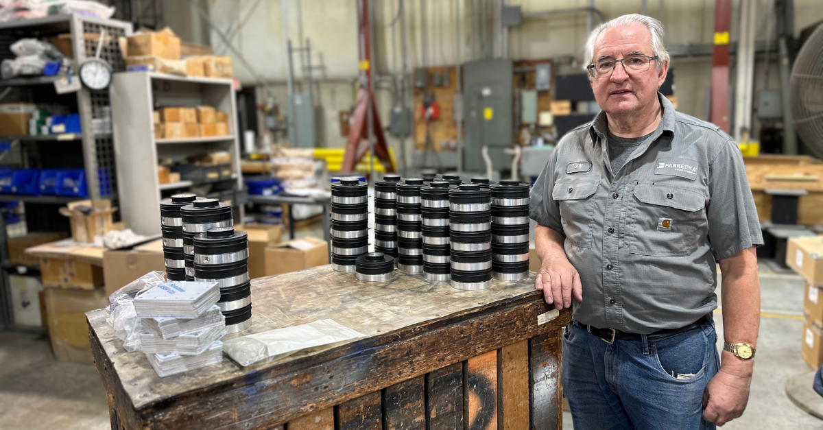 Tony Domurat  in Fabreeka's Workshop